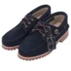 3-Eye Lug Boat „Dark Blue Suede”
