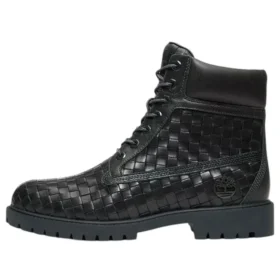 6-calowe botki premium „Woven Dark Green”