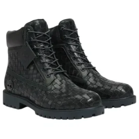 6-calowe botki premium „Woven Dark Green”