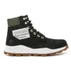 6-Inch Boot Brooklyn Side Zip Wide Fit „Czarny nubuk z zielonym wyściełanym kołnierzem”