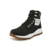 6-Inch Boot Brooklyn Side Zip Wide Fit „Czarny nubuk z zielonym wyściełanym kołnierzem”