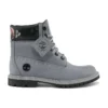 6-Inch Boot Heritage „Średni szary z kwiatowym wzorem”