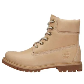 6-Inch Boot „Średni beż, skóra licowa”