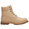 6-Inch Boot „Średni beż, skóra licowa”