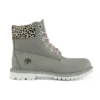 6-Inch Boot wodoodporny Safari Cheetah „Szary i wzór geparda”