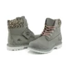 6-Inch Boot wodoodporny Safari Cheetah „Szary i wzór geparda”