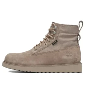 6-Inch Boot z Vibramem ze skóry i tkaniny „Taupe” 6-Inch Boot z Vibramem ze skóry i tkaniny „Taupe”