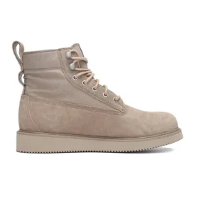 6-Inch Boot z Vibramem ze skóry i tkaniny „Taupe” 6-Inch Boot z Vibramem ze skóry i tkaniny „Taupe”