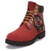 6-Inch Boot z wodoodporną podszewką „Dark Red Nubuck”