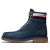 6-Inch Botki Heritage z podeszwą typu cupsole „Navy Nubuck with Red”