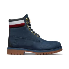 6-Inch Botki Heritage z podeszwą typu cupsole „Navy Nubuck with Red” 6-Inch Botki Heritage z podeszwą typu cupsole „Navy Nubuck with Red”