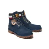 6-Inch Botki Heritage z podeszwą typu cupsole „Navy Nubuck with Red”