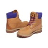 6-Inch Botki Heritage z podeszwą typu cupsole „Pszeniczny nubuk z fioletem”