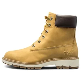 6-Inch Botki Lucia Way o szerokim kroju „Pszeniczny Nubuck”