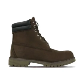 6-Inch Botki z podwójnym kołnierzem „Dark Chocolate Nubuck”