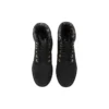 6-Inch klasyczne sznurowane botki z podeszwą typu cupsole „Czarny Nubuck”