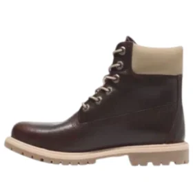 6-Inch Premium 6-calowe sznurowane botki „Burgundy”