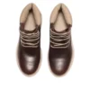 6-Inch Premium 6-calowe sznurowane botki „Burgundy”
