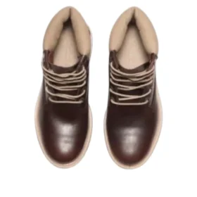 6-Inch Premium 6-calowe sznurowane botki „Burgundy”