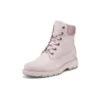 6-Inch Premium Botki „Light Pink Metallic Collar”