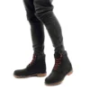 6-Inch Premium Botki o szerokim kroju „Czarny Nubuck”
