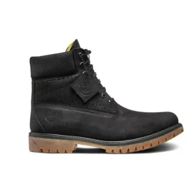 6-Inch Premium Perforated Botki „Czarny Nubuck”