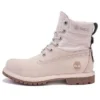6-Inch Premium ReBOTL Fabric and Leather Wide-Fit Botki „Pale Pink”