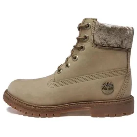 6-Inch Premium Waterproof Boot „Beige Nubuck Velvet”