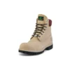 6-Inch Premium Waterproof Boot „Beżowy nubuk z bordowym kołnierzem”