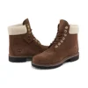 6-Inch Premium Waterproof Boot „Brązowy i Fleece Collar”