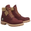 6-Inch Premium Waterproof Boot „Burgundy Beige Nubuck”
