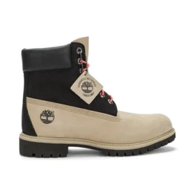 6-Inch Premium Waterproof Boot „Czarna skóra regeneracyjna i brązowa”
