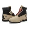 6-Inch Premium Waterproof Boot „Czarna skóra regeneracyjna i brązowa”