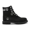 6-Inch Premium Waterproof Boot „Czarny nubuk ze srebrnym logo”