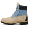 6-Inch Premium Waterproof Boot „Light Beige Blue”
