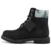 6-Inch Premium Waterproof Boot o szerokim kroju „Czarny Nubuck”