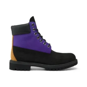 6-Inch Premium Waterproof Boot o szerokim kroju „Czarny nubuk z fioletem” 6-Inch Premium Waterproof Boot o szerokim kroju „Czarny nubuk z fioletem”