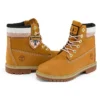 6-Inch Premium Waterproof Boot „Pszeniczny Nubuck and Stripes”