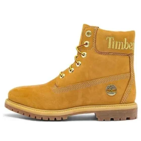 6-Inch Premium Waterproof Boot „Pszeniczny Nubuck with Gold Logo”