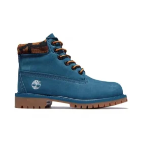 6-Inch Premium Waterproof Botki „niebieski zamsz nubukowy w kamuflażu”