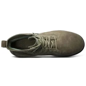 6-Inch Premium Waterproof Vibram Botki o szerokim kroju „Olive Green” 6-Inch Premium Waterproof Vibram Botki o szerokim kroju „Olive Green”