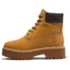 6-Inch Premium wodoodporne botki na platformie Stone Steet „Pszeniczny Nubuck”