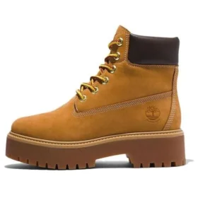 6-Inch Premium wodoodporne botki na platformie Stone Steet „Pszeniczny Nubuck”