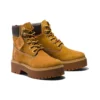 6-Inch Premium wodoodporne botki na platformie Stone Steet „Pszeniczny Nubuck”