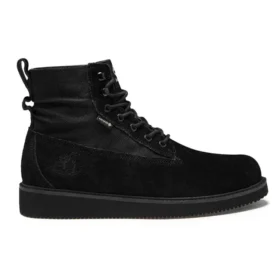 6-Inch Premium wodoodporne botki z szerokim krojem z wysokiej jakości podeszwą Vibram „Czarny Suede”