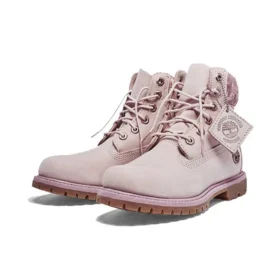 6-Inch Premium wodoodporne buty „Pink Nubuck Velvet”