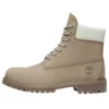 6-Inch Premium wodoodporne „Medium Grey Nubuck Light Green”