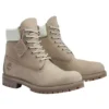 6-Inch Premium wodoodporne „Medium Grey Nubuck Light Green”