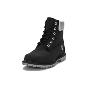 6-Inch wodoodporne botki Heritage z podeszwą typu cupsole „Czarny Nubuck with Silver Collar”