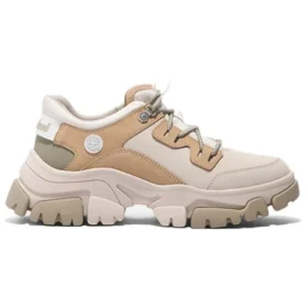 Adley Way Low Lace Up Sneakersy „Beige Nubuck”